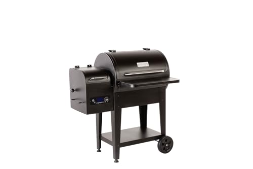 GEDA Grill Pelletsmoker 'Odin' 80°C - 265°C, Pelletgrill mit Direkt Feuer, Räucherofen inkl. Fleischsonde, ausklappbare Ablage, Smoker ('ODIN 65', digitale Controller)