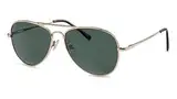 FILTRAL Pilotenbrille/Goldene Unisex Flieger-Sonnenbrille für Damen und Herren & dunkelgrünen Gläsern F3047624