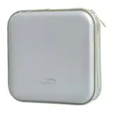 Biluer 1PCS CD Tasche für 40 Discs CD Hüllen CD Aufbewahrung DVD Tasche Mappe zur Aufbewahrung Platzsparend für Büro Wohnzimmer und Zuhause