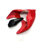 Generisch Motorrad Hinten Sozius Sitz Gugel Abdeckung Verkleidung Für Ducati Für Streetfighter V4 V4S V2 V4 SP2 2020-2023(Red A Set)