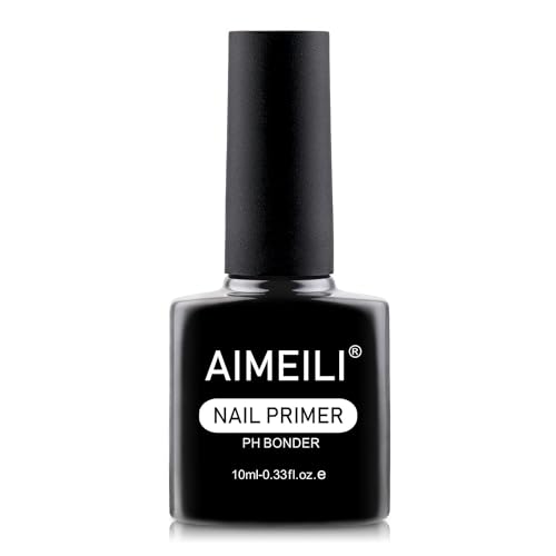 AIMEILI Nail Primer Gel Nail Prep Bond Primer für Gelnägel UV LED Gel Nagellack Acrylpulver Acryl Nägel 10ml