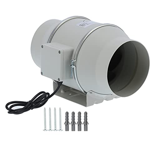 Inline-Kanallüfter, Abluftventilator für Zuhause HF-150PE 3000rpm AC220V für Heizung, Kühlung, Booster, Wachstumszelte, Hydrokultur Kleiner Ventilator, Ventilator