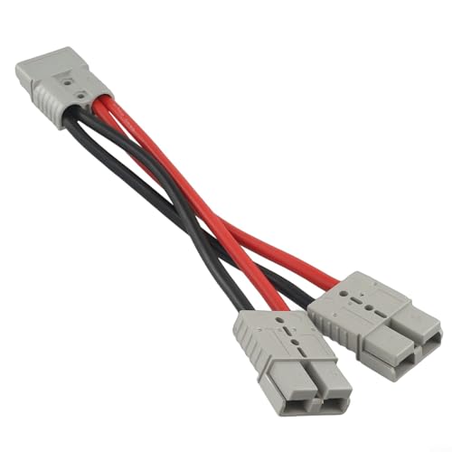 120 A für Anderson-Stecker auf Dual-Y-Adapter, 6 AWG, Auto-Kabel für High-End-Fahrzeuge (30 cm)