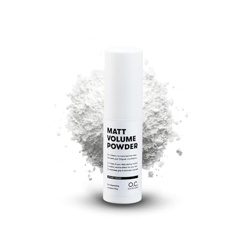 O.C. HAIRCARE Stylingpulver - Haarpuder für dünnes & feines Haar - mit MATT-EFFEKT - Stylingpuder für maximale Stabilität - von führenden Salons empfohlen - farblose Grundierung und griffiges Volumen