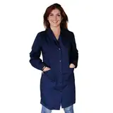 Arbeitshemden für Damen, Langarm, Reinigungsunternehmen, Arbeiter, Haushalt, Kellnerin in den Plänen Colf, dunkelblau, X-Large