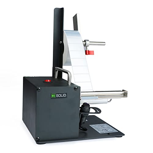 U.S. Solid Automatischer Etikettenspender Etikettendispenser - Breite 10-115MM Länge 8-130MM - Transluzente und Undurchsichtige Etiketten