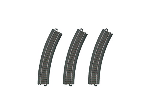 Märklin Start up 20130 - Modelleisenbahn Gleise gebogen Radius R1 / 30° (Inhalt: 3X 24130) - Spur H0