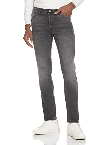 Herren Jack & Jones Slim Fit Jeans Glenn Skinny Tapered JJI Glenn ORIGINAL AM, Farben:Schwarz, Größe Jeans:29W / 34L