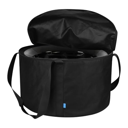 Buhyujkm Tragetasche für Feuerschale, Reise-Feuerschalen-Tasche, 48,3 cm Durchmesser, Zwei-Wege-Reißverschluss, Outdoor-Feuerschalen-Stütztasche, multifunktional für Camping, Grillabende im Garten und