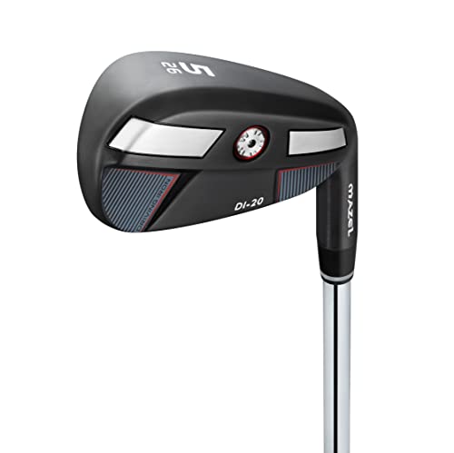 MAZEL Herren Golf Driving Eisen 2,3,4,5,6,7,8,9, P Rechtshändig, Single Golf Iron Club Premium Edelstahl Welle Breite Sohle für Anfänger (Black Individual,RH, 5 Iron)