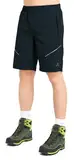 ATHL DPT. Herren Pull-on-Wandershorts/Kurze Funktionshose mit praktischen Taschen, Schwarz, Gr. 46