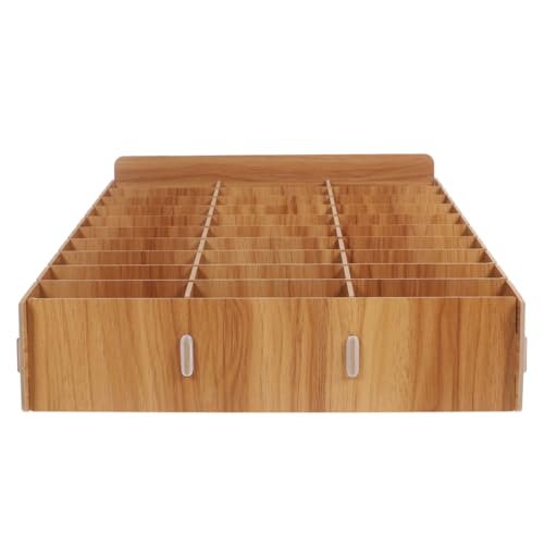 Operitacx 30 Fächer Handy Aufbewahrung für Schule, Handy-Garage, Handy Aufbewahrungstasche für das Klassenzimmer, Holz Aufbewahrungsbox, Telefon Rechner Halter für Klassenzimmer, Büro, Schule
