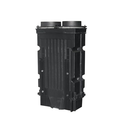 Nachheizkasten LEDA LHK | Guss (Höhe 74,5cm / ohne Füße, Ø Anschluss - Eingang 180mm / Ausgang 160mm)