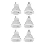 LED-Halogen-Ersatz,6 Stück LED-Birnen, LED-Birnen, LED-Birnen, MR11 LED-Glühlampe, 4 W, GU4-Dual-Pin-Birnen, Dimmbar, 360 Lm, Lampe Für Gehwege, Garten, Landschaftsbereiche, 220 V (Warmes Licht)