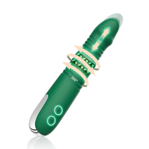 Silikon G-Punkt Dildos Vibrator Sex Spielzeug Vibratoren für die Frau Paare, Vibration für Frauen Klitoris Leise, Sex Toy Realistische Dildo Analvibrator mit Stoßfunktion Vibratorensets für Frauen