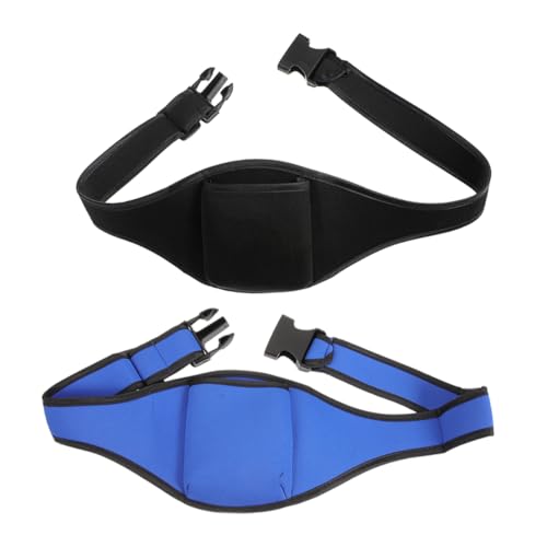Toddmomy 2 Stück Mikrofon-gürtel, Mikrofontasche, Anti-Drop-Gurt, Fitness-Trainer, Neopren-mikrofon-Sender-trägertasche, Verstellbare Bundtasche Für Fitness-Trainer, Sprechtheater