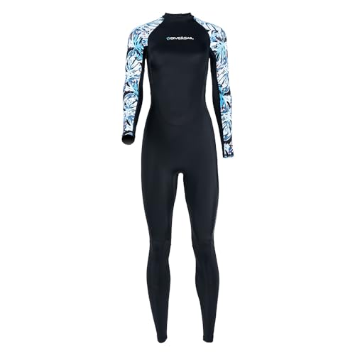 KOCAN Ganzkörper-Neoprenanzug für Damen, Surfanzug, LSF 50+, Ice-Sense-Sonnenschutz, Quallenanzug, antibakterieller Stoff, Vier-Wege-Stretch-Schutz, Taucheranzug in Übergröße,Badeanzüge für Damen 2024