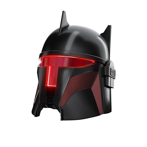 Star Wars The Black Series Moff Gideon elektronischer Premium Helm mit Lichteffekten, Rollenspielartikel für Erwachsene