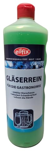Gastrobedarf Westerbarkey 1l Eilfix Gläserreiniger flüssig für hygienische, manuelle Gläserreinigung.