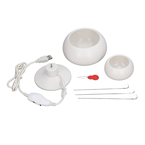 Einstellbare Richtung,Elektrischer Perlenspinner Für Die Schmuckherstellung, Perlen-Schüssel-Spinner-Kit, Langlebiger ABS-Spinn-Perlenlader Mit Hoher Stabilität Und Schüssel Für DIY-Rocailles-Sch
