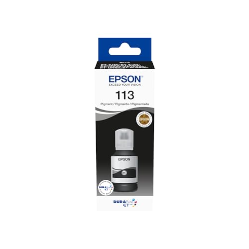 Epson ecoTank 113 schwarze Original-Tintenflasche, 127 ml