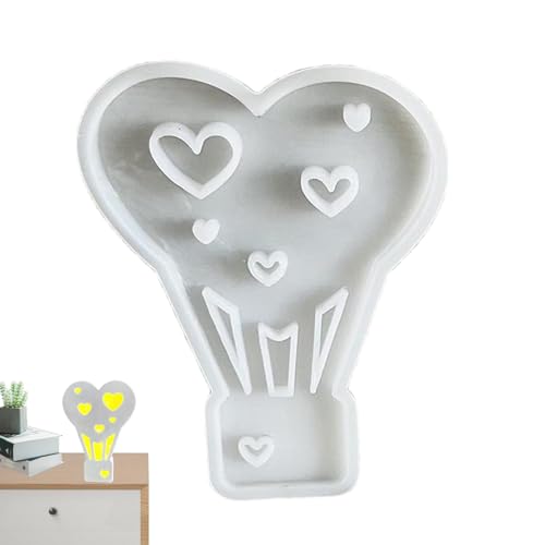 Ballon Silikonform - Heiße Luftballonharzform Für DIYS -Handwerk, Kuchen & Schokolade | Flexible Seifeformen Für Handgefertigte Kerzen, Langlebige Backform Für Fondant, Süßigkeiten, Ton, Epoxid- Und K