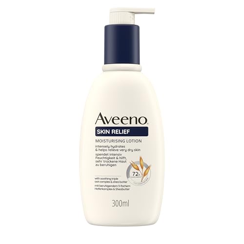 Aveeno® Skin Relief Feuchtigkeitsspendende Bodylotion Körperlotion mit beruhigendem 3-fachem Haferkomplex für sehr trockene, empfindliche Haut