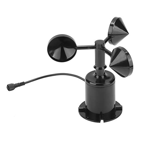 Qcwwy Umgebungssignal-Ausgangsimpulstyp Polykarbon-Anemometer Anemometer Drei-Schalen-Sender, Typ Drei-Schalen-Windgeschwindigkeitssensor Anemometer 0-70 M/S