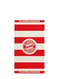 FC Bayern München I Handtuch I Duschtuch I Badetuch I Rot-Weiß I 100 x 50 cm