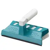 Speed-Cleaner® Single 2in1 Fensterwischer 20cm - Fensterputzer Abzieher mit Mikrofaserschwamm für streifenfreie Reinigung