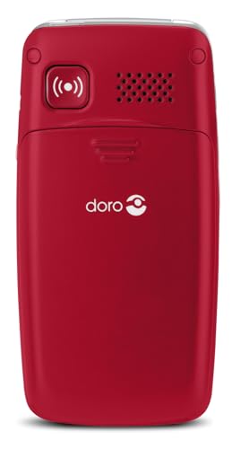 Doro Primo 413 Senioren-Klapp-Handy mit Ladestation, SOS Taste Rot