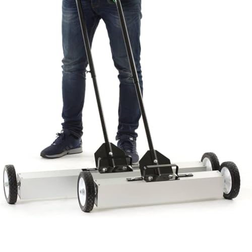 Magnetar Magnetbesen - 60 cm - Magnetischer Bodenkehrer - Magnetic Broom - Spänesammler - Magnet Besen Stark - Magnet Kehrmaschine - Magnetic Sweeper