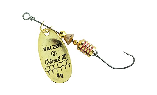 Balzer Colonel Z Spinner Einzelhaken Gold 4g