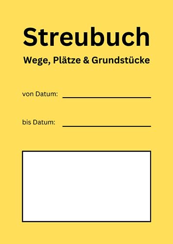 Streubuch für den Straßen-Winterdienst für Wege, Plätze und Grundstücke gilt als Streu-nachweis für den Streudienst: Ausreichend Platz für Ihre Eintragungen dank Format DIN A4