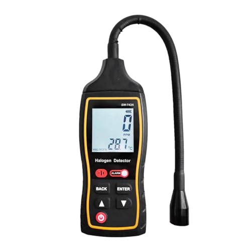 Tragbarer Leckage-Tester, Halogen-Detektor, Kältemittel, Leckdetektor, Sniffer mit hintergrundbeleuchtetem Bildschirm