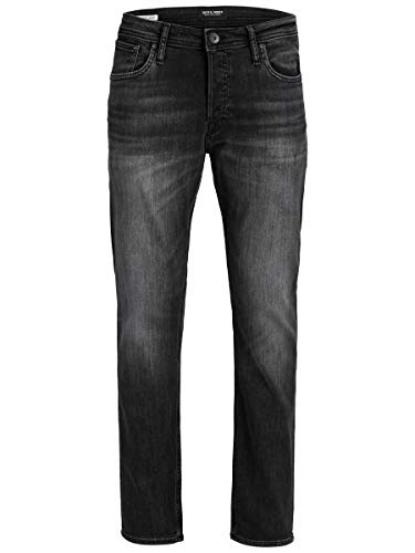 JACK & JONES Mike Original Comfort Fit Herren Jeans Hose, Farbe:Schwarz (817 Black Denim), Hosengröße:W36/L32