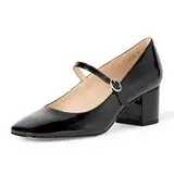 The Drop Aoki Heeled Mary Jane Plateauabsätze, Schwarz, 43 EU