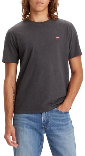 Levi's Herren Ss Original Housemark Tee T-Shirt,Dark Charcoal Heather Dkr,XL