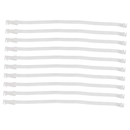 Gadpiparty 10 Stück Fliegenbindung Elastizbänder Fliege Band Elastic -gurt Fliege Elastischer Riemen Anziehen Bowknot-band Bequemer Gummizug Elastisches Band Selber Machen Weiß Polyester