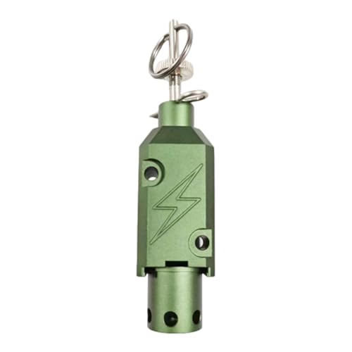 Perimeter Trip Alarm, Outdoor Perimeter Defense Wire Alarm 360° Coverage Trip Wire Alarm Device, Aluminum Alloy Early Warning Security System, Smooth Protective Supplies for Campsites Farms Outdoors
