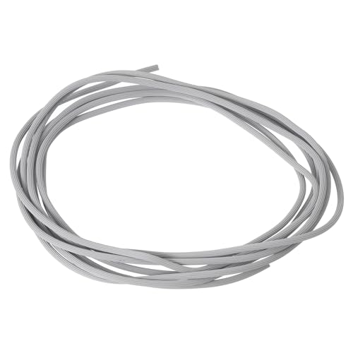 uxcell Spline, 0,3 cm x 3 m, runde Fenster-Reparatur-Halter, Spline für Türfenster, Fenster, Ersatz, Grau