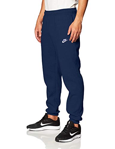 Nike Herren Sportswear Club Fleece Pants, Midnight Navy/Midnight Navy/White, 2XL