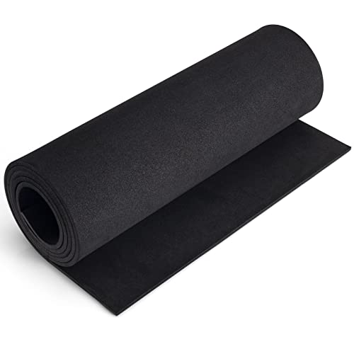 Schwarze 5mm Roll EVA Schaumstoff, MEARCOOH 35.5cm*150cm Cosplay großes EVA Foam, 1PCS EVA Moosgummi Dichte 86kg/m3 für Cosplay Kostüm, Basteln, DIY Projekte (Schwarz 5mm)