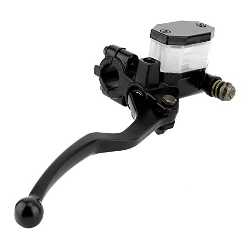 Kuuleyn Motorrad-Bremszylinderhebel, Aluminium, Schwarz, L-förmig, Rechts, 100% Aluminium, für Suzuki GS125 GN125 GN250 GS250