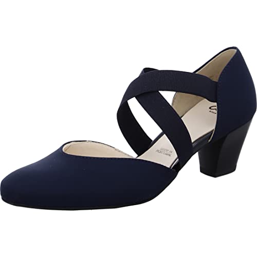 ARA Damen Toulouse Pumps, Blau, 39 EU