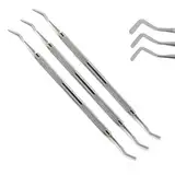 "Heidemann Spatel-Set: Zementspatel, Dentalsonde, Modellierspatel & Füllinstrument – Präzise Werkzeuge für professionelle Zahntechnik" (Heidman Spatula set of 3)