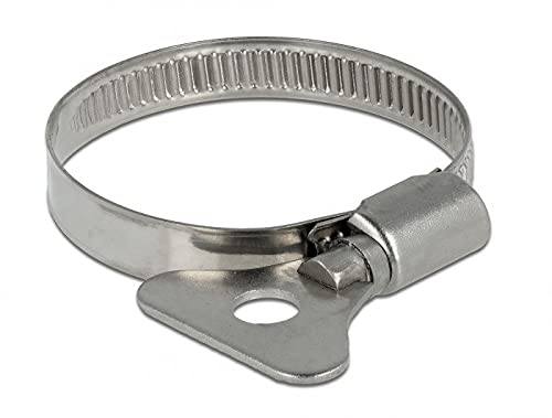 Schlauchschelle mit Flügelmutter 32-50 mm, 10 Stück, Metall