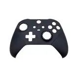 Hzxkqmil Ersatz-Schale Vorderes Gehäuse Abdeckplatten Faceplate Ersatzteile für Xbox Elite Controller Series 2 (Schwarz)