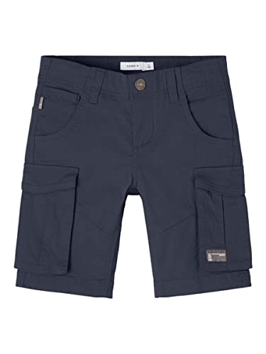 NAME IT Jungen Nkmryan Reg TWI L Shorts 6776-ba Noos Cargos, Dark Sapphire, 140