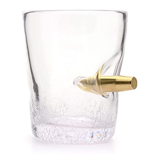 CKB Ltd Trinkglas Schnapsglas 300 ml - mit Steckschuss, Trinkglas zum Verkosten von Scotch, Bourbon, Whiskey, Brandy